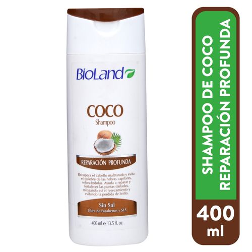 Shampoo Bioland coco reaparación profunda - 400 ml