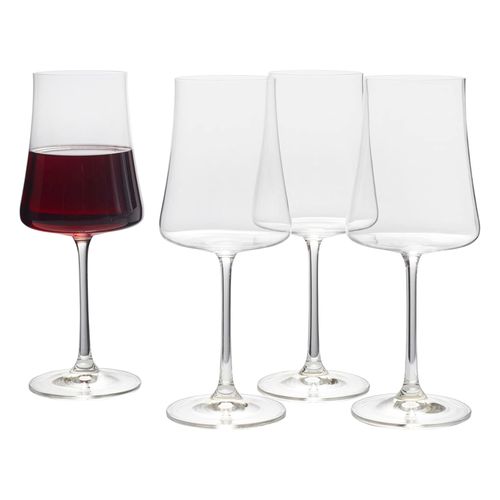 Ht Set De 4 Copas Vidrio Para Vino 500Ml