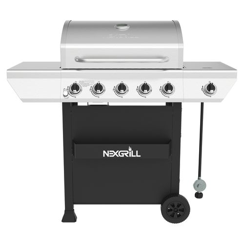 Parrilla Nexgrill a gas 5 quemadores y quemador lateral