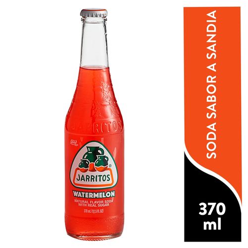 Refresco Jarritos sabor sandia natural flavor soda - 370 ml