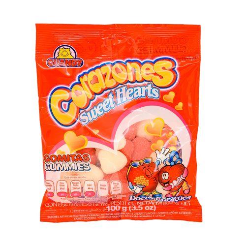 Gomita Guandy Forma De Corazón - 100 g