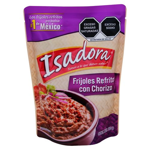 Frijol Refrito Isadora con Chorizo -430 g