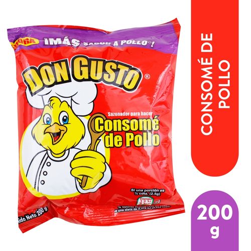 Consome De Pollo Don Gusto Bolsa - 200 g