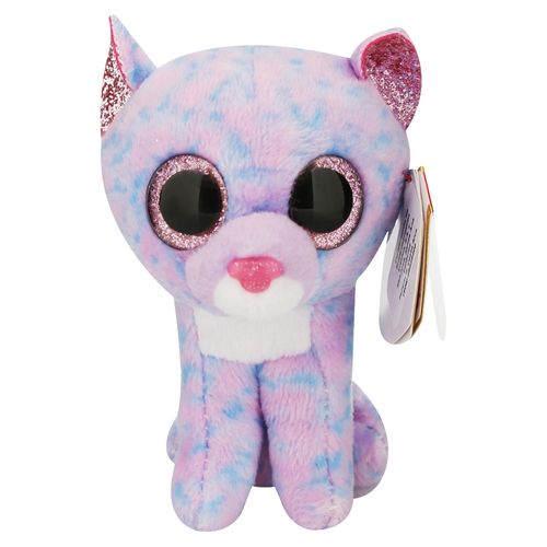 Ty Beanie Boos Cassidy Gato Lavanda Clip