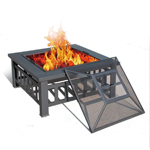 Firepit 2 en 1 Expert Grill Brasero con accesorios y cobertor