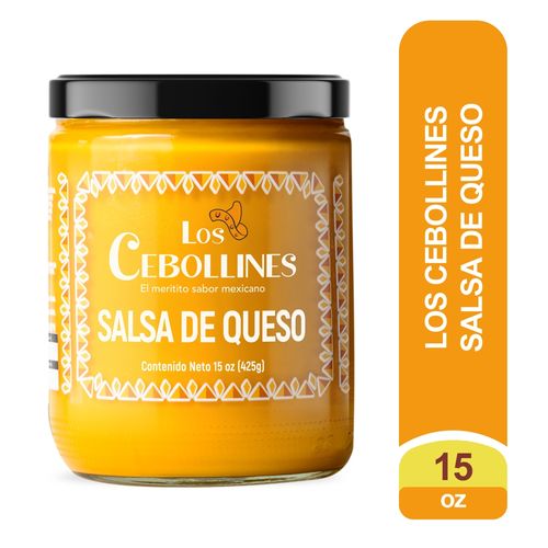 Salsa Los Cebollines Queso - 15 oz