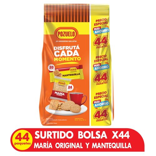 Galletas Pozuelo Maria y Mantequilla - 1024 g