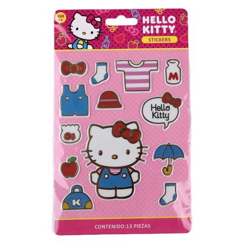 Stickers Hello Kitty diseños surtidos - 13 Pzas