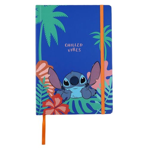 Libreta Stitch rayada - 120 hojas