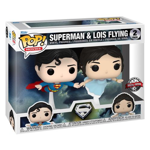 Muñeco Funko Movies Dc Superman Lois Volando 2 Pack