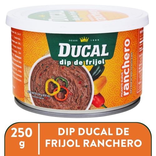 Dip Ducal Frijol Picante Suave 250Gr