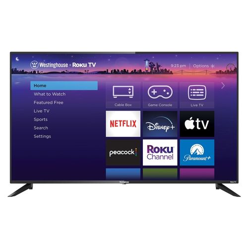 Pantalla Smart TV 4K Marca Westinghouse Led De 59 Pulgadas, Modelo: W59C21S4Ksm