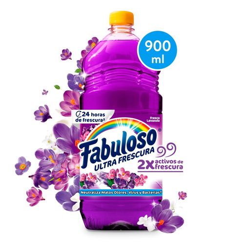 Desinfectante Multiusos Fabuloso Frescura Activa Antibacterial Lavanda - 900ml