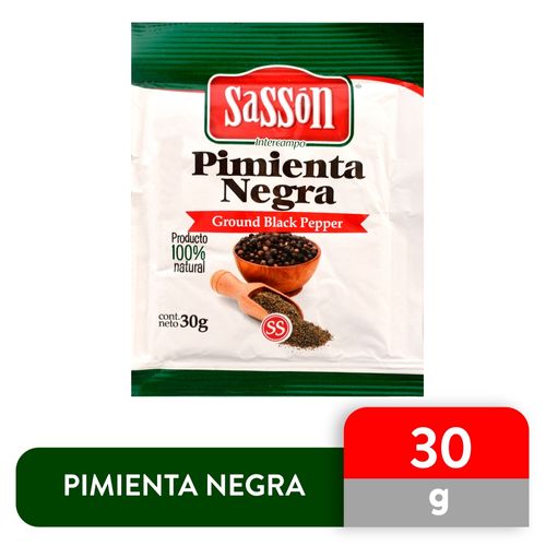 Pimienta negra Sasson empaque - 30 g