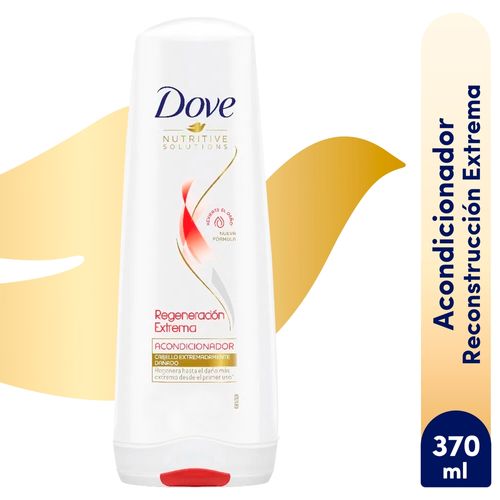 Acondicionador Dove Regeneración Extrema, Cabello Extremadamente Dañado- 370ml