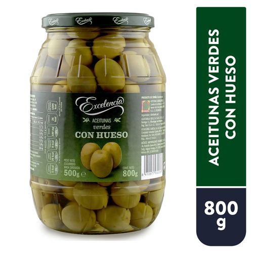 Aceituna Excelencia Con Hueso - 800 g