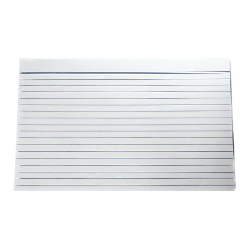 Fichas Illescas con líneas 5 x 8 pulgadas