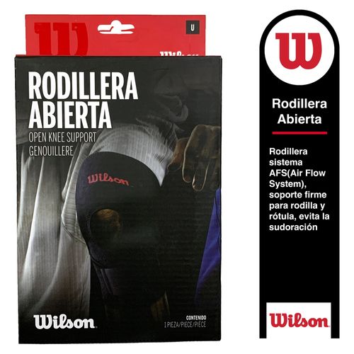 Rodillera Wilson, abierta AW101 -Unitalla