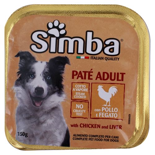 Pate Monello Para Perro Simba Pollo 100gr