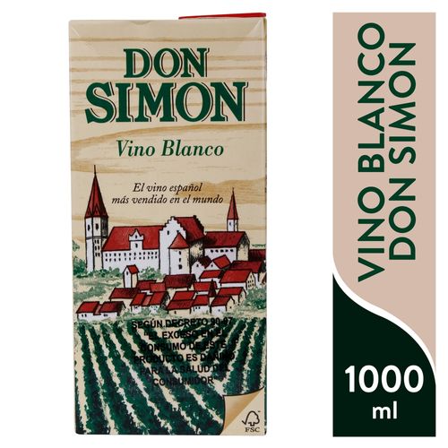 Vino Don Simon Blanco De Mesa- 1000ml