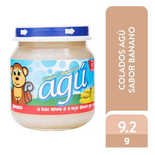 Colado Agu para bebé banano vidrio - 113 g