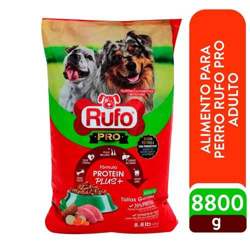 Alimento para perro Rufo pro adulto tallas grandes - 8800 g