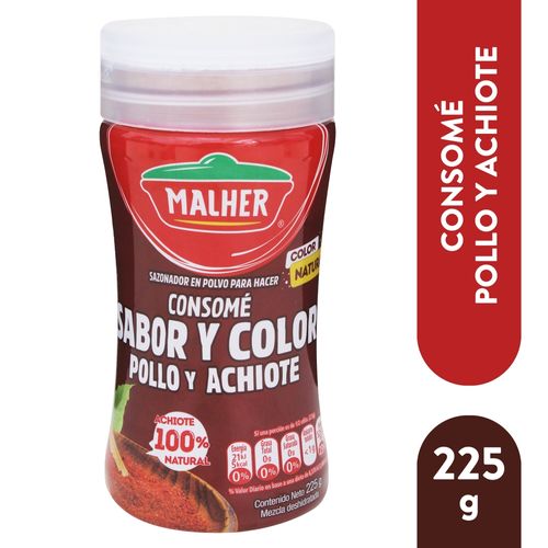Consomé Malher Pollo Con Achiote -225 g