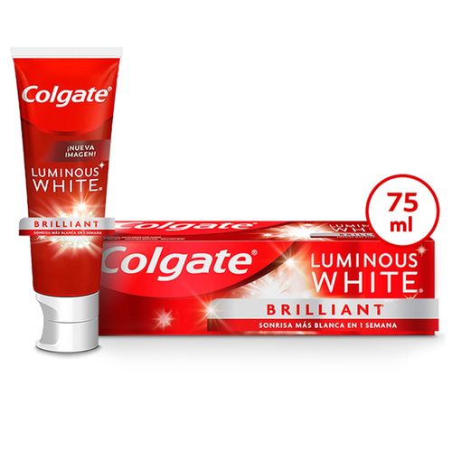 Pasta Dental Blanqueadora Colgate Luminous White Brilliant 75 ml