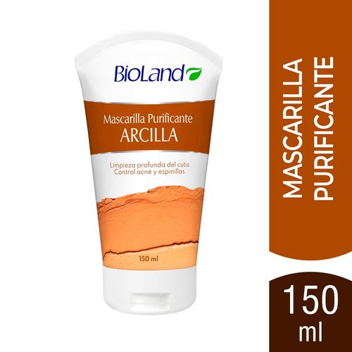 Mascarilla Bioland purificadora de  arcilla - 150 g