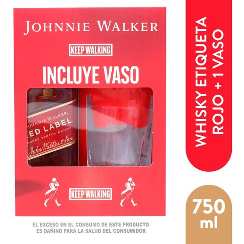 Pk Jw Red Label 750 Ml Vaso