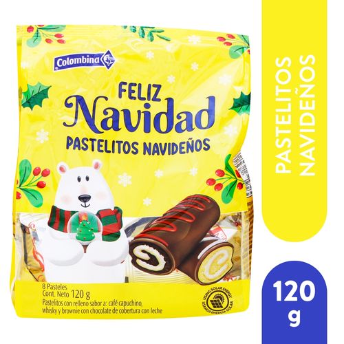 Pasteles Navidad Colombina 15Gr