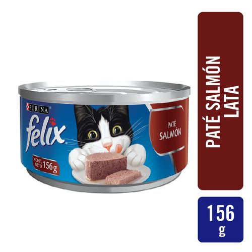 Alimento Húmedo Gato Adulto Purina Paté Felix Salmón -156g