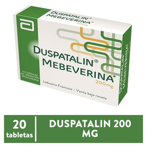 Duspatalin 200 Mg 20 Capsulas Una Caja