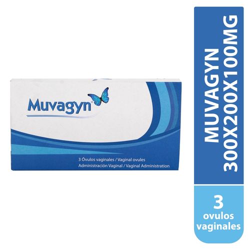 Muvagyn 300X200X100Mg X 3 Ovulos Vaginal