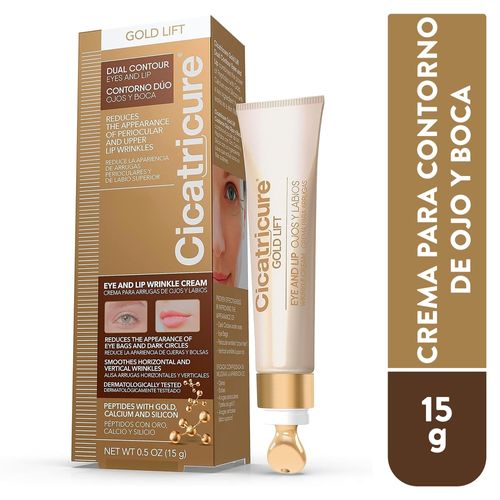Crema Cicatricure gold contorno dúo - 15 g