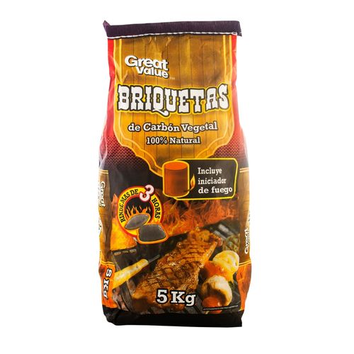 Briquetas Carbon Great Value 5kg