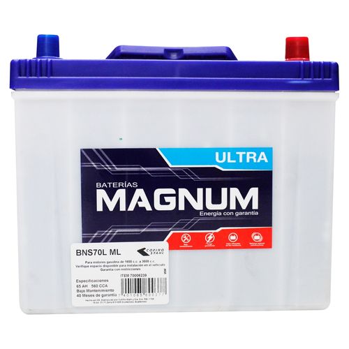 Batería para automovil Magnum  ns70l ultra - 1 Ud