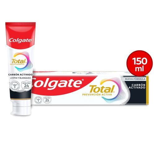 Pasta Dental Colgate Total 12 Carbón Activado -150ml