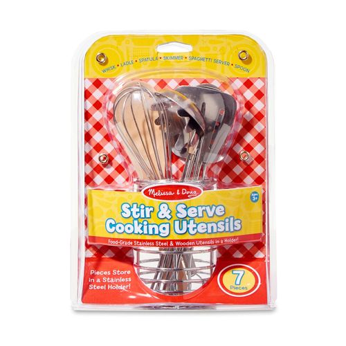 Accesorios cocina Melissa Doug acero inoxidable