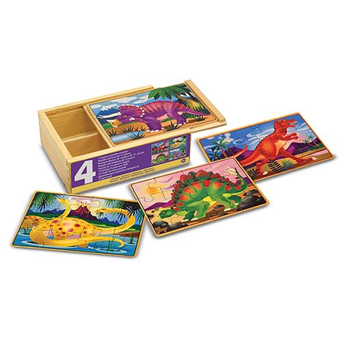 Melissa & Doug Rompecabezas Dinosaurios En Caja