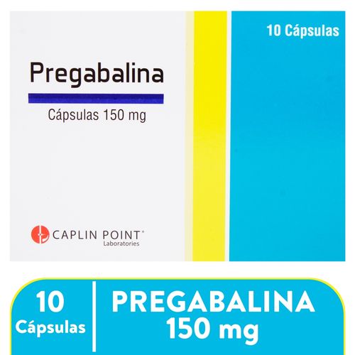 Pregabalina Capsulas 150Mg 1X10S