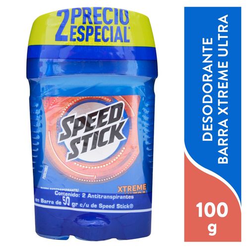 Desodorante Antitranspirante Speed Stick 24/7 Xtreme Ultra Barra 50 g 2 Pack