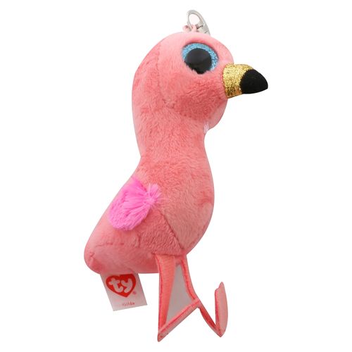 Peluche Ty Beanie Boos Gilda Flamingo Rosa Clip