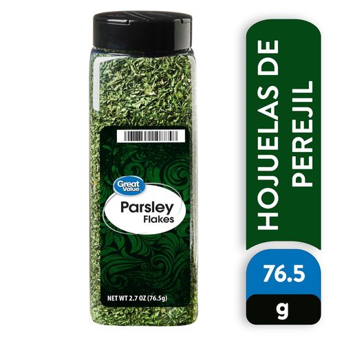 Hojuelas Great Value de perejil en bote - 76.5 g