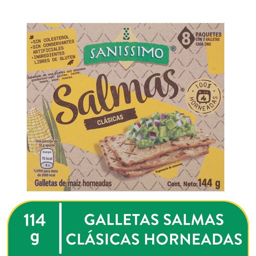 Tostaditas Sanissimo maíz - 144 g