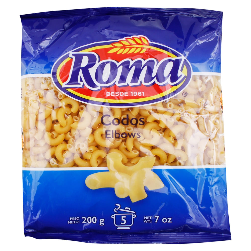 Comprar Pasta Roma De Coditos - 200 g | Walmart Guatemala - Maxi ...