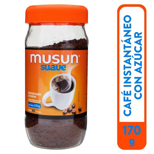 MUSUN® Suave Café Instantáneo Frasco 170g