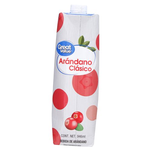 Bebida Great Value arándano - 946 ml