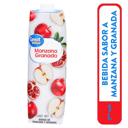 Bebida Great Value Granada Manzana - 1000 ml