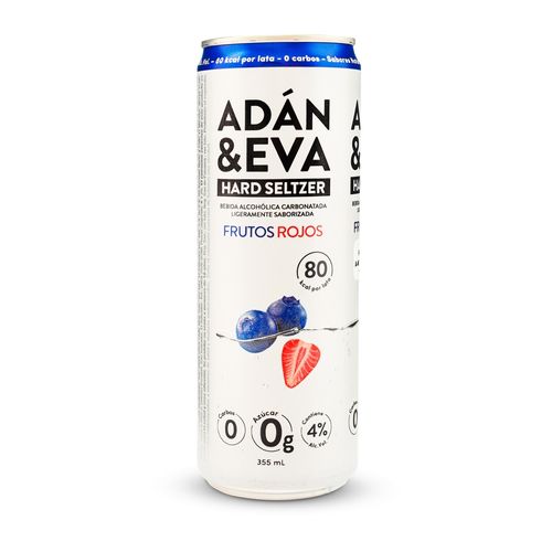 Bebida Alcohólica Adán Y Eva Fruto Rojo - 355ml